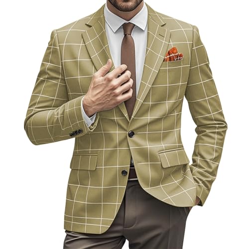 Mens Blazer Western Sport Coats for Mens Lightweight Notch Lapel