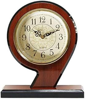 Mantel Clock Wooden Mantle Clock For Living Room Décor Silent, Decorative, Solid Wood, Battery Operated Mantle Clock For Fireplace Mantel, Office, Desk, Shelf & Home Décor Gift