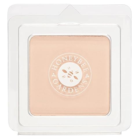 Honeybee Gardens Pressed Mineral Powder Foundation Refill, Avignon, Pale Light Neutral Shade, Adjustable Coverage, Natural Finish, With Botanical Extracts And Vitamin E, 7.5g Cover