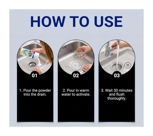 Destapacaños líquido de 100 ml, diseñado específicamente para eliminar la suciedad en desagües de cocina y baño (2 unidades) miniatura 6