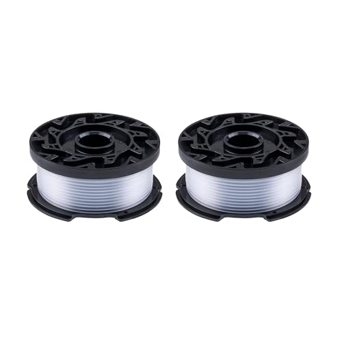 Image of Black+Decker Genuine OEM Authentic Weed Eater String, Trimmer Line Replacement Spool, Autofeed 30 ft, 0.065-Inch, 2-Pack (AF-100-2)