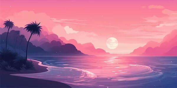 Peinture diamant coucher de soleil panoramique pour grand décor mural de salon