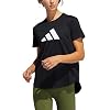 adidas Damen 3 Bar Logo? T Shirt, Schwarz Weiß, XL EU #1