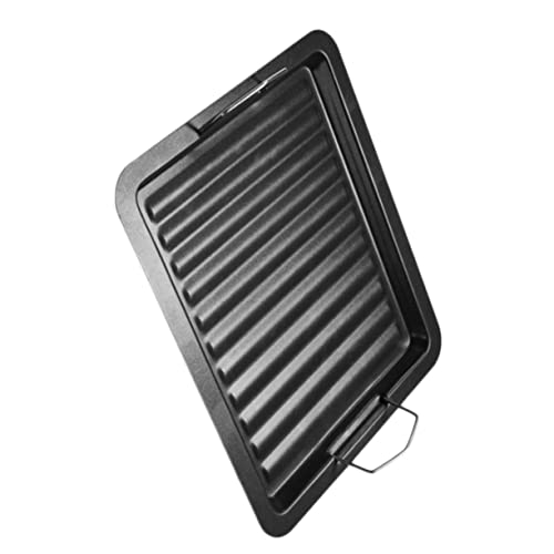 SUPVOX Non-stick Bbq Grill Tray Grilling Pan for Barbecue Outdoor Grill Accessory