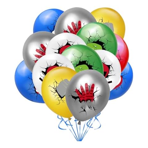 30PCS Superhero Balloons for Kids' Parties Cover