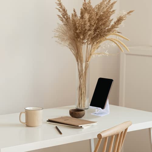 Ellie Rose Acrylic Phone And Tablet Stand Phone Stand, Holder, Dock, Cradle For Desk, Compatible With Smartphones And Tablets (White Marble) #TOP6