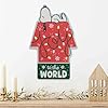 Open Road Brands Peanuts Joy To the World Snoopy Dog House Wood Wall Decor - Cute Snoopy Christmas Decor for Home #4
