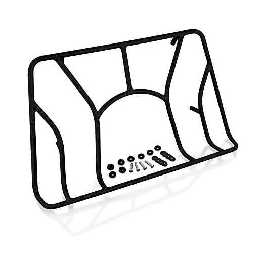 Can-am spyder deluxe luggage rack bag Satin Black Trunk Rack for Spyder RT