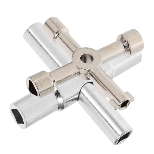 BUGUUYO 2 Piezas 4 Llave De Baño Válvula De Flotador De Agua Alicates Para Quitar Mangueras Dispositivos De Riego De Plantas Equipo Palos De Drenaje Boca De Aguas Automático Acero Silver