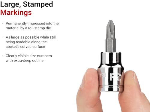 Image of TEKTON 1 /2 Inch Drive x P4 Phillips Bit Socket | SHB21204