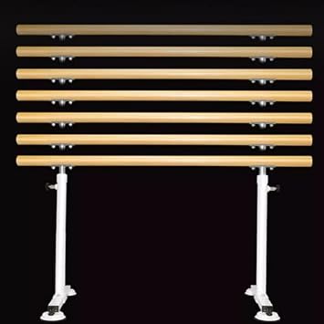 Freestanding Portable Adjustable Ballet Bar for Kids and Adults, Adjustable Dance Bar 175cm Height, Perfect for Home Practice, Dance Studios, Stretching and Fitness (Black