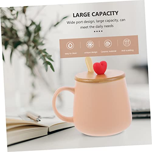 Cabilock 1 Conjunto 450 Caneca De Café Cerâmica Amantes Copo De Porcelana De Madeira Doméstico