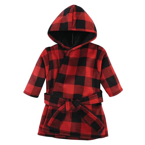 Image of Hudson Baby Unisex BabyMink with Faux Fur Lining Pool and Beach Robe Cover-ups