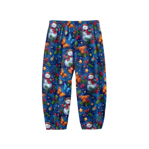 Image of Unisex Little Kids Yoga Trousers Bohemian Beach Pants Baggy Harem Activewear for Boys and Girls Age 3-10
