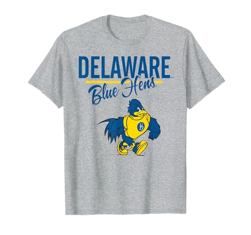 Delaware Fightin' Blue Hens Mascot Gray Officially Licensed T-Shirt