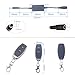 MANGOOD DC 3.6V-24V 5V Wireless Remote Control Switch 5.5mm x 2.5mm Plug Male Female 2 Transmitter 1 Receiver 12V Remote Switch for LED Light, Strip Fan Camera (DC 5.5*2.1mm 3.6V-24V/ 2* Controller)