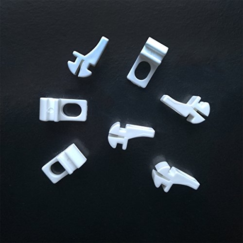 ROLLMAYER glänzend Weiß Gardinenschiene ALU 2, 3, 4, 5-läufig Deckenbefestigung (2-läufig, 400cm - mit Ösengleiter) Aluminium Vorhangschiene für Schiebevorhang Vorhang, Gardinen