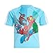 Adidas Unisex-Kids Adidas x Marvel Spider-Man Sportswear T-Shirt, Bright Cyan/White/Multicolor, X-Small