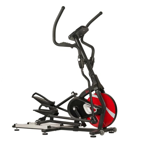 Sunny Health & Fitness Magnetic Elliptical Trainer Machine w/Tablet Holder,