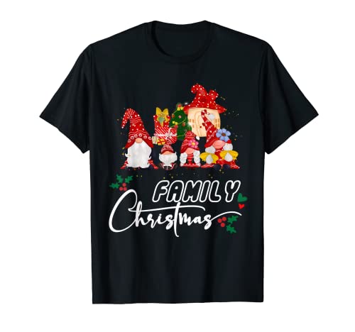 Funny Family Christmas T Shirt Funny Gnome Christmas Camiseta