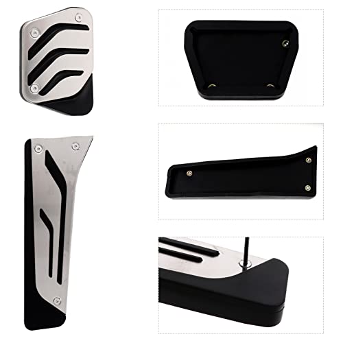 FAVOMOTO 2 peças de pedais de carro de freio de carro pedal de embreagem pedal capas de pedal de fre