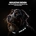 Upgraded AirTag Dog Collar, IP68 Waterproof Air Tag Dog Collar Holder, Reflective, Ultra-Durable, Comfortable Padded, Heavy Duty Dog Collars for Small Medium Large Dogs (M (12.6