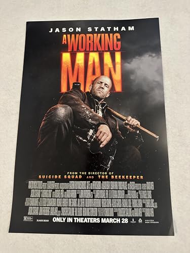 A WORKING MAN - 11.5"x17" Original Promo Movie Poster 2025