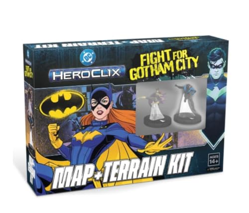WizKids DC HeroClix: Fight for Gotham City Map and Terrain Kit