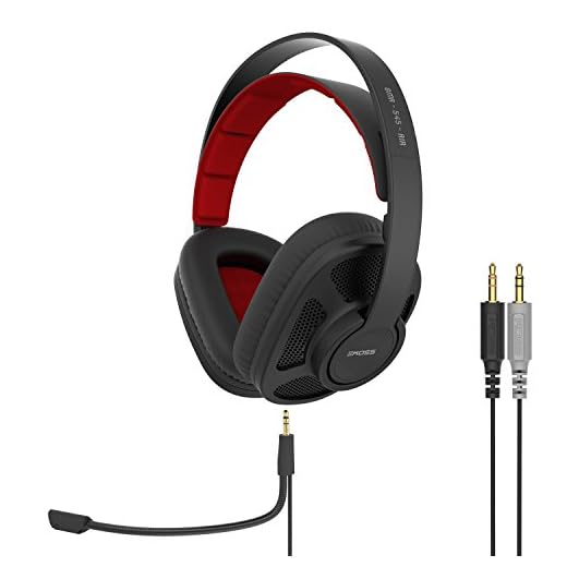 Koss GMR Over-Ear Gaming Headphones, Two Cords with Microphone Included, Black (Open-Back, 3.5 mm)
