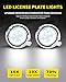 Asgohme LED Side Mirror Puddle Lights Compatible with Ford F150 Explorer Edge Expedition Flex Taurus X Mirror Signal Lamp Indicator Replacement Accessories, Pack of 2