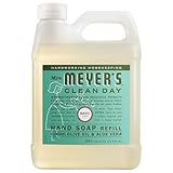 Mrs. Meyer’s Clean Day Liquid Hand Soap Refill, Basil, 33 fl oz