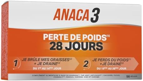 ANACA 3 - Perte de Poids 28 Jours - Favorise la Perte de Poids(1)...