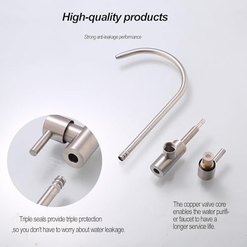 Image of Parijata SS 304 Faucet Tap for RO Water Purifier (Silver)