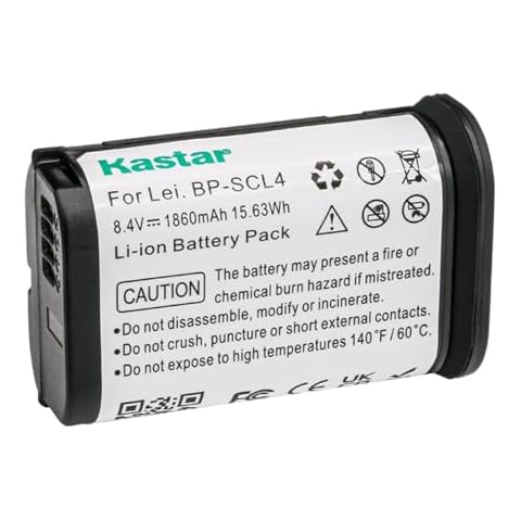 Kastar Rechargeable Battery for Leica Cameras Cover
