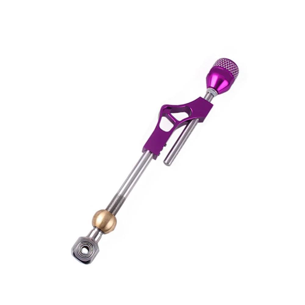HYASDBWE Adjustable Short Shifter with Shift Knob for Civic for Integra for CRX B16 B18 B20 for D Series Gear Shifter Parts(Purple)