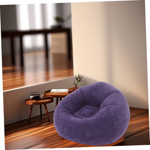Sofá inflable tipo puff OUNONA portátil para lectura y camping 8