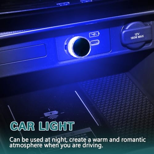 Lámpara LED ambiente interior para auto USB mini miniatura 2