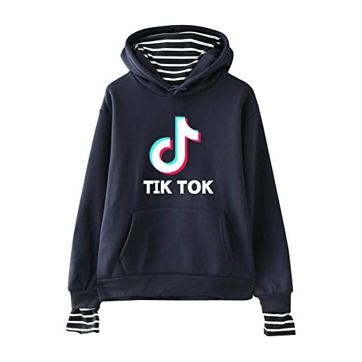 TIK TOK Sudadera con Capucha Unisex Pullover Strappy Hoodie Sweatshirt Camisa 2 en 1 Patchwork Camisetas Otoño Invierno Blusa Manga Larga Raya Sueter Jerseis Moda tee Shirt Hip Hop Streetwear