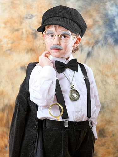Disfraz niño anciano 12 piezas con accesorios miniatura 6
