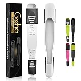 GOCHA Double-Ended Adjustable Measuring Spoon - 9-in-1 Kitchen Tool with Precision Scales (0.5-13ml/g) - Space-Saving Design for Dry & Liquid Ingredients (White Grey)