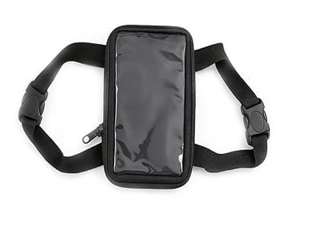 Mobile Holder Pouch Mount for All Types of Scooter Scooty Jupiter Activa EV etc Standard X1 Model Water-Resistant Pouch for Ola s1, s2 (Colour Black)-image-23