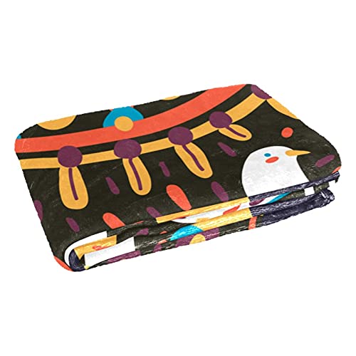 Couverture œufs de Pâques et colombe créative, jeté de lit doux et chaud haute densité - 3