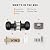 KNOBWELL 2 Pack Oil Rubbed Bronze Indoor Door Knobs, Classic Passage Door Knob Set for Hall and Closet, Oil Rubbed Bronze Passage Door Knobs