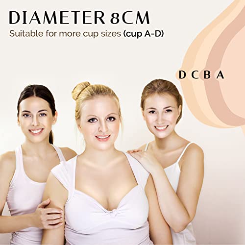 Tripetals Nipple Cover Nipple Pasties Silicone Nipple Covers For Women Reusable Breast Petals Creme - 1 Pairs #TOP6