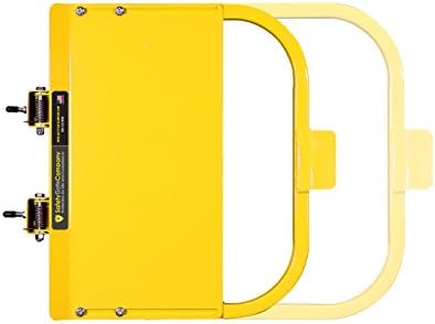 Self-Closing Yellow Safety Gate for Flat Bar or Wall Mount 16-22" • 100% USA Made • Safety Yellow