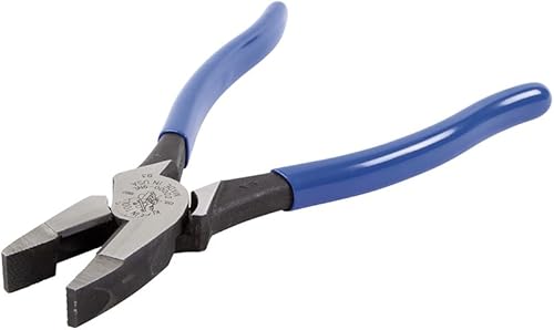 Miniatura 5 de Klein Tools Cortador lateral D2000-9NE Alicates Linemans Cut ACSR, tornillos, clavos, alambre duro, alicates eléctricos de 9 pulgadas