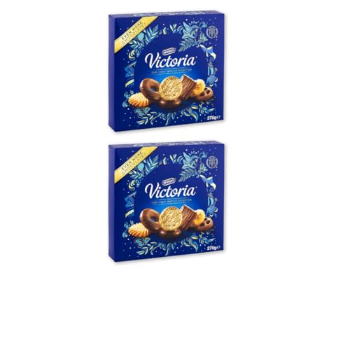 McVitie's Victoria Chocolatey Biscuit Selection 275G I Pack of 2