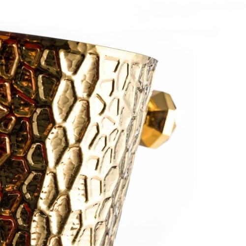 Cubo de hielo de acero martillado de alta calidad y diseño exclusivo para champán 4