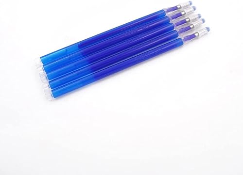 Miniatura 4 de 50 piezas de repuesto de tela borrable con calor con 4 bolígrafos vacíos de retazos rotuladores de tinta que desaparecen de alta temperatura para