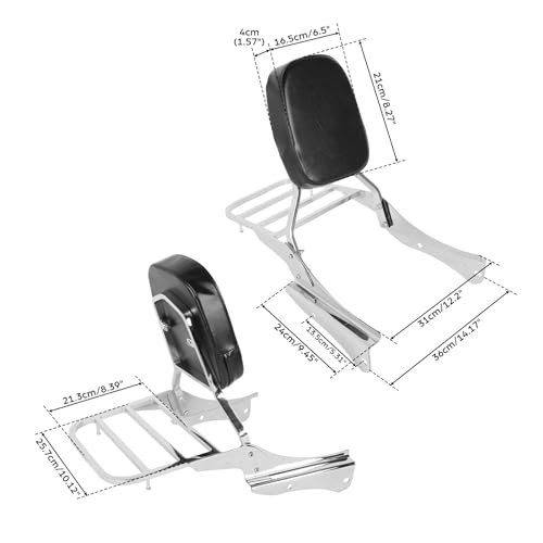 TCT-MOTORPARTS Sissy Bar Luggage Rack